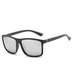 Men's Polarized 'Dark Glasses' Vintage Square Sunglasses