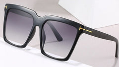 Women's Oversized Square 'Silky' Plastic Sunglasses