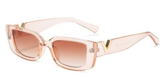 Women's Cat Eye 'V Shine ' Plastic Sunglasses