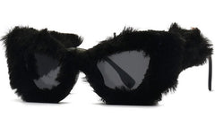 Women's Oversized 'Feather Heather' Plastic Sunglasses