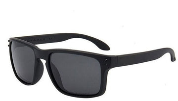 Men's Polarized Square 'Trevor Sign' Plastic Sunglasses