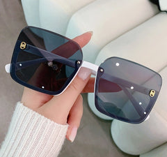 Women's Rectangle 'Jessy' Plastic  Sunglasses