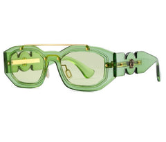 Women's Rectangle 'Olivia Fairy' Plastic Sunglasses