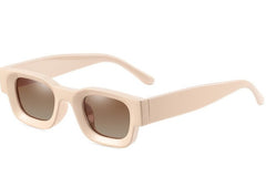 Unisex Square Polarized 'Tyron Eye ' Plastic Sunglasses