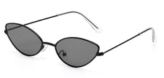 Women's Small Oval 'Alynx' Metal Sunglasses