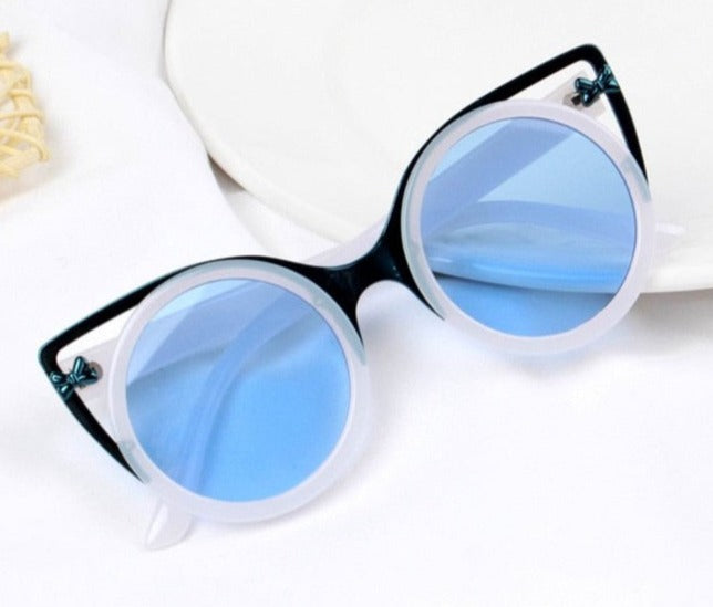 Girl's Kids Retro Cat Eye 'Yaiza Kids Wear' Plastic Sunglasses