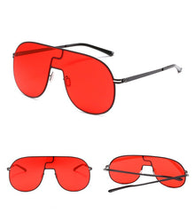 Women's Oval 'Beach Boys' Alloy Sunglasses