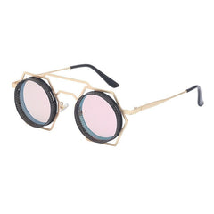 Unisex Round Steampunk ' Magic Spells' Plastic Sunglasses