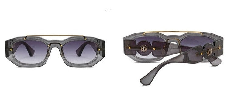Women's Rectangle 'Olivia Fairy' Plastic Sunglasses