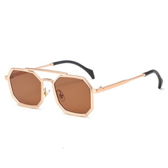 Unisex Polygon Punk 'Skies' Metal Sunglasses