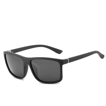 Men's Polarized 'Dark Glasses' Vintage Square Sunglasses