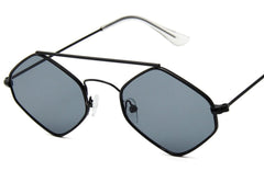 Women's Small Oval 'Alynx' Metal Sunglasses