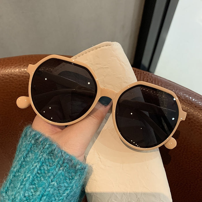 Women's Round 'Brighton' Plastic Sunglasses