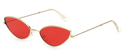 Women's Small Oval 'Alynx' Metal Sunglasses