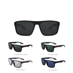 Men's Shield 'Mossino' Plastic Sun Glasses