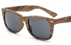 Women's Retro Square 'Cielo' Wooden Sunglasses