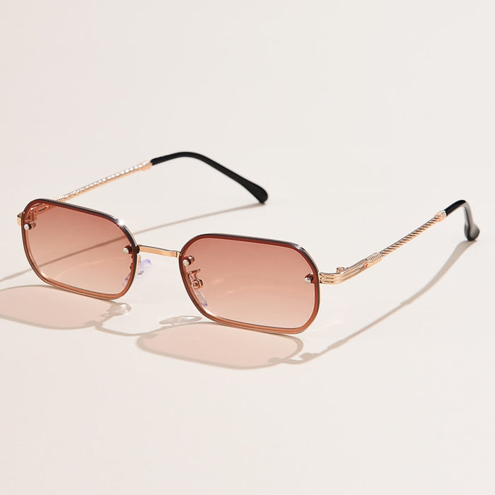 Women's Rectangle 'Sofi' Alloy Sunglasses