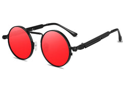 Men's Vintage Round 'Baron Von' Metal Sunglasses