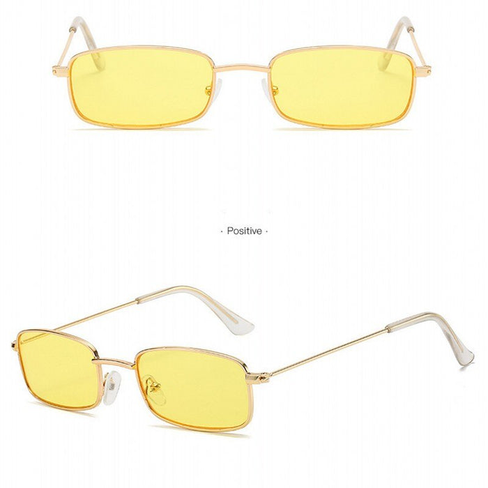 Men's New Retro Rectangular 'Eyestar' Alloy Sunglasses