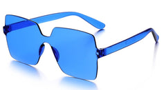 Women's Oversized Square 'Chasm ' Plastic Sunglasses