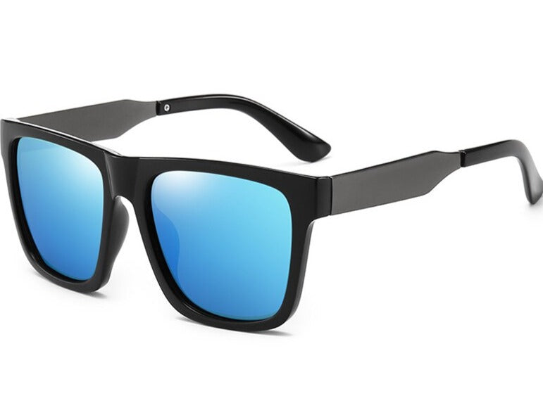 Men's Square Polarized 'Mad Max' Plastic Sunglasses