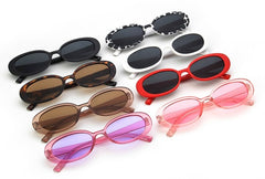 Women's Oval 'Creep' Plastic Sunglasses