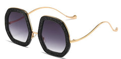 Women's Hexagone 'Seraphin' Metal Sunglasses