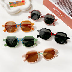 Unisex Children Vintage 'Kids on the Block' Metal Sunglasses