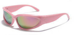 Women's Oval 'Cutlass' Plastic Sunglasses