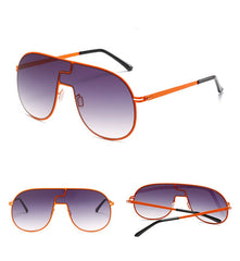 Women's Oval 'Beach Boys' Alloy Sunglasses