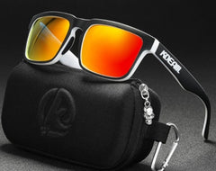 Men's Polarized Square 'Grinch Eye Wear' Plastic Sunglasses