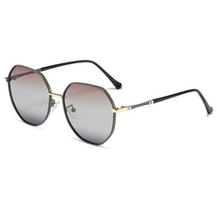 Women's Polarized 'Terror' Hexagonal Sunglasses