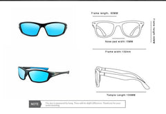 Men's Rectangle 'Roman Pearce' Plastic Sun Glasses