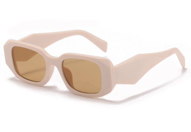 Women's Vintage Square 'Moli' Plastic Sunglasses