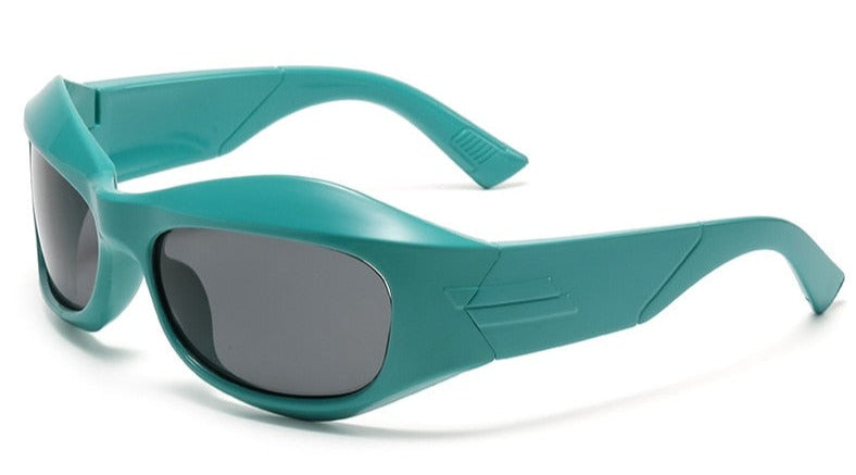 Women's Oversized Cycling 'Neve Sports' Plastic Sunglasses