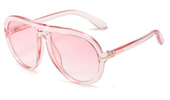 Women's Oversized Pilot 'Lady V' Plastic Sunglasses