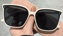 Women's Oversized Square 'Peppermint' Plastic Sunglasses