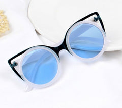 Girl's Kids Retro Cat Eye 'Yaiza Kids Wear' Plastic Sunglasses