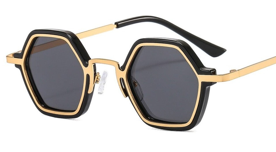 Women's Hexagone 'Shiver ' Metal Sunglasses