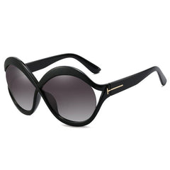 Women's Browline Oversized 'Infinite' Plastic Sunglasses