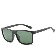 Men's Polarized 'Dark Glasses' Vintage Square Sunglasses