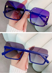 Women's Rectangle 'Jessy' Plastic  Sunglasses