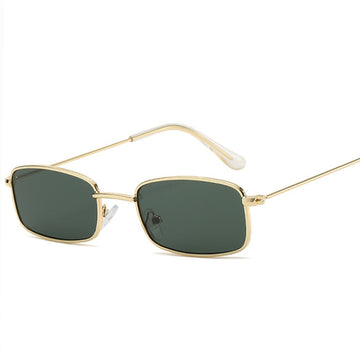 Men's New Retro Rectangular 'Eyestar' Alloy Sunglasses