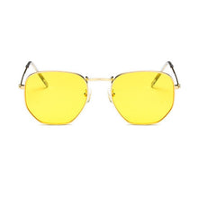 Men's Hexagon 'Cool Guy' Metal Sunglasses