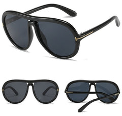 Women's Oversized Pilot 'Lady V' Plastic Sunglasses