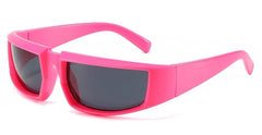 Women's Cycling Sports 'Silver Time' Plastic Sunglasses