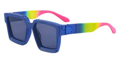 Women's Square 'Clarity Spot' Plastic Sunglasses