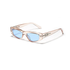 Women's Rectangle Vintage 'Imprenetable' Plastic Sunglasses