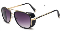 Unisex Costume Polarized 'Mission Eye Wear' Metal Sunglasses