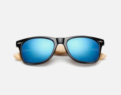 Men's Retro Square 'Summer' Wooden Sunglasses